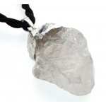 Natural Himalayan Quartz Electroplated Pendant